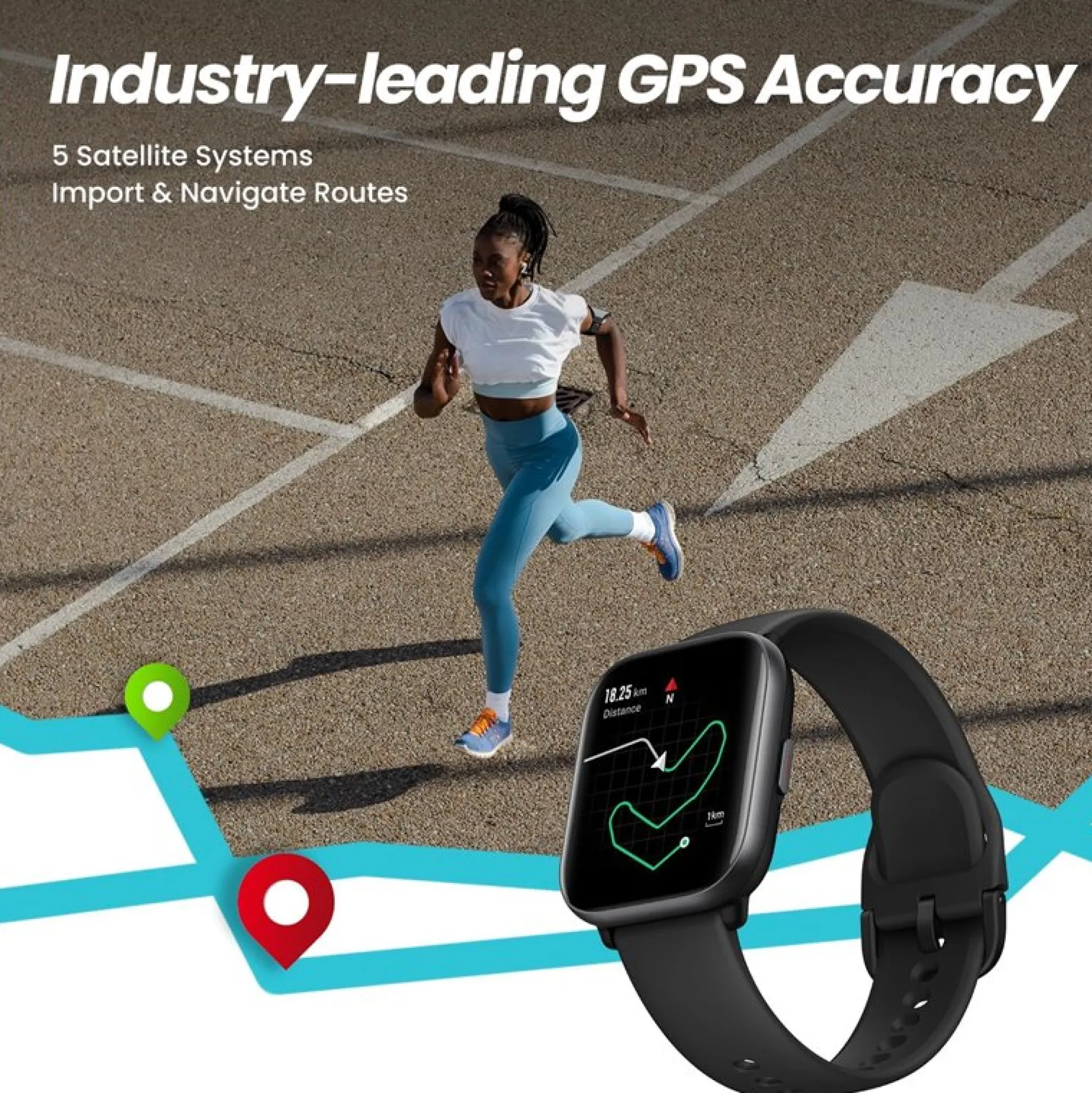 Smartwatch Amazfit Active Preto 1,75"