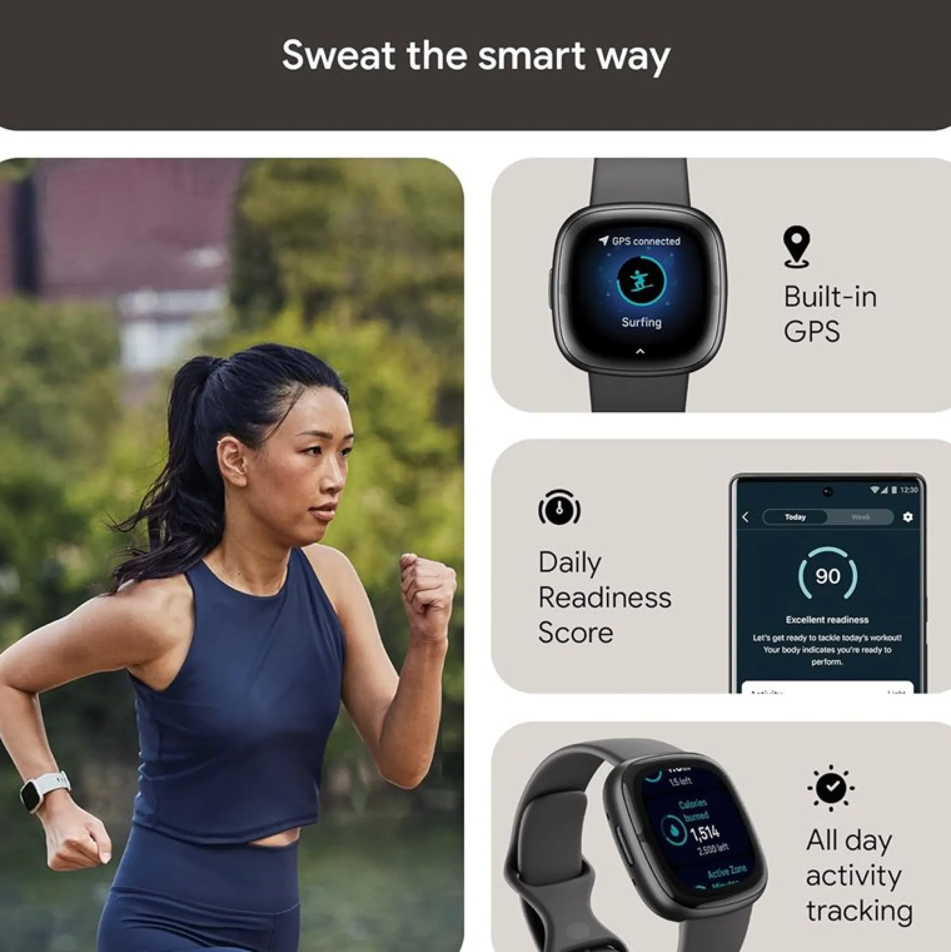 Smartwatch Fitbit Sense 2