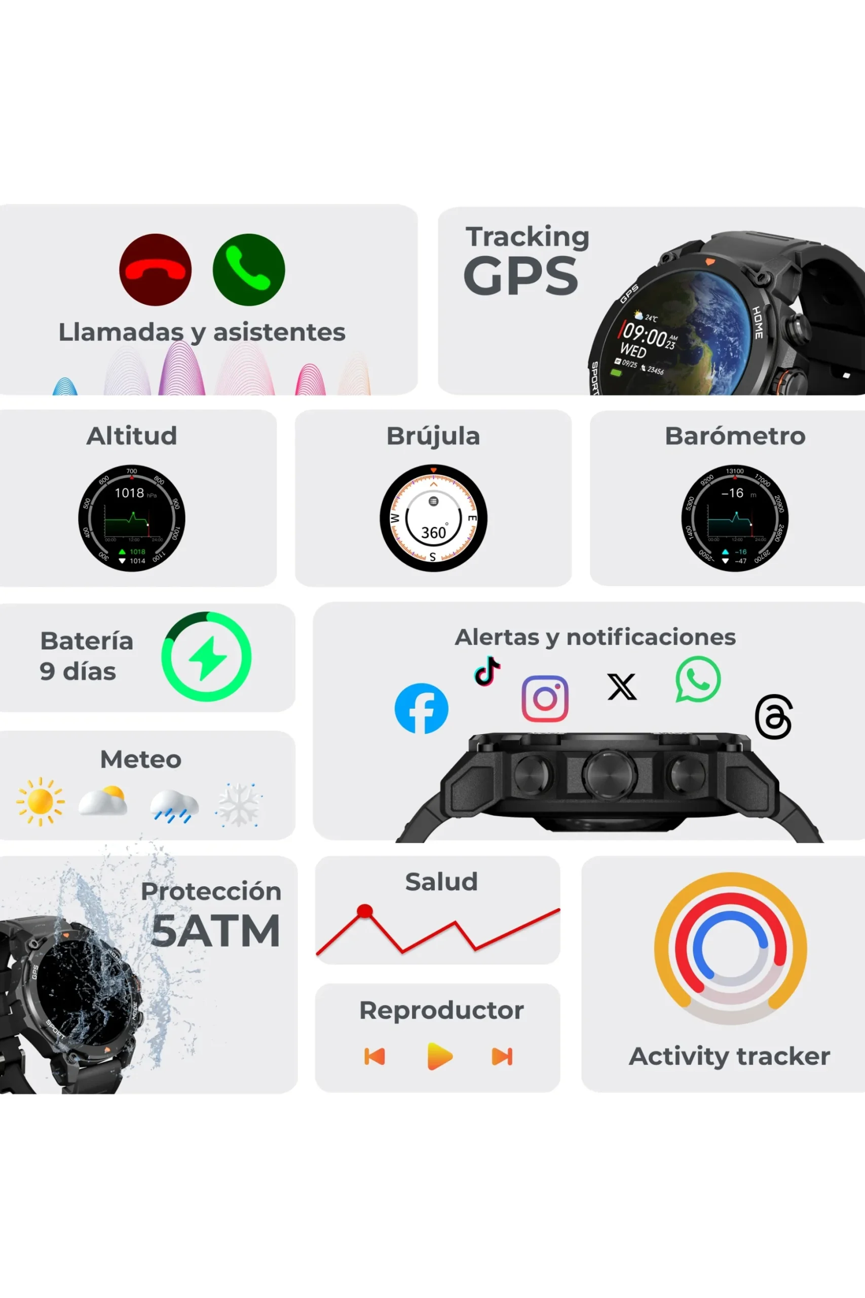 Smartwatch Ksix Explorer