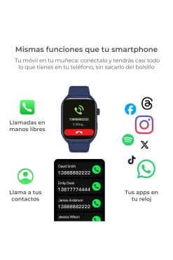 Smartwatch Ksix Urban Move Preto