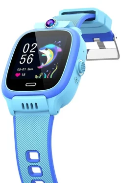 Smartwatch Relógio Inteligente Klack Para Crianças Com Gps Localizador E Comunicação 4g - Azul