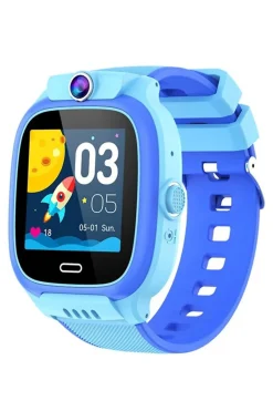 Smartwatch Relógio Inteligente Klack Para Crianças Com Gps Localizador E Comunicação 4g - Azul