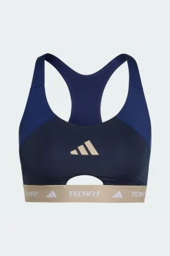 Sutiã De Desporto Com Sustentação Intermédia Em Blocos De Cor Techfit adidas