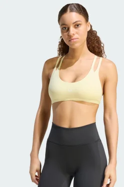 Sutiã De Treino De Sustentação Ligeira Com Alças Finas Optime adidas