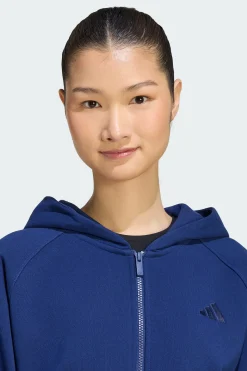 Sweatshirt Com Fecho Total E Capuz adidas Kit Pequeno Logo adidas