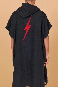 Sweatshirt Lightning Bolt Bolt Poncho