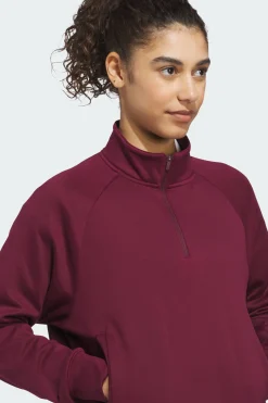 Sweatshirt Ultimate365+ Climawarm Largo Com Mezza-zip E Capuz adidas