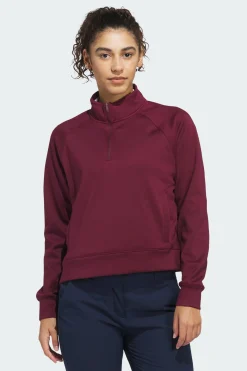 Sweatshirt Ultimate365+ Climawarm Largo Com Mezza-zip E Capuz adidas