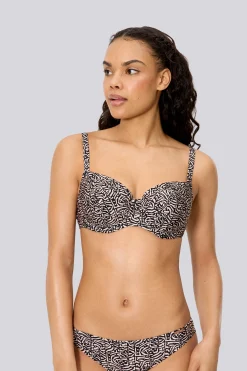 Top Bikini Ysabel Mora Estampado Brilho