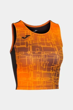Top Joma Elite VIII Preto Laranja