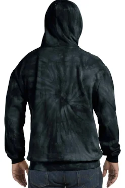Unisex Rainbow T Tie Dye Pullover Hoodie Colortone